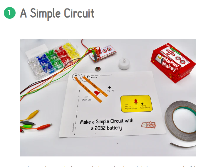 looking at the makeymakey tutorials
