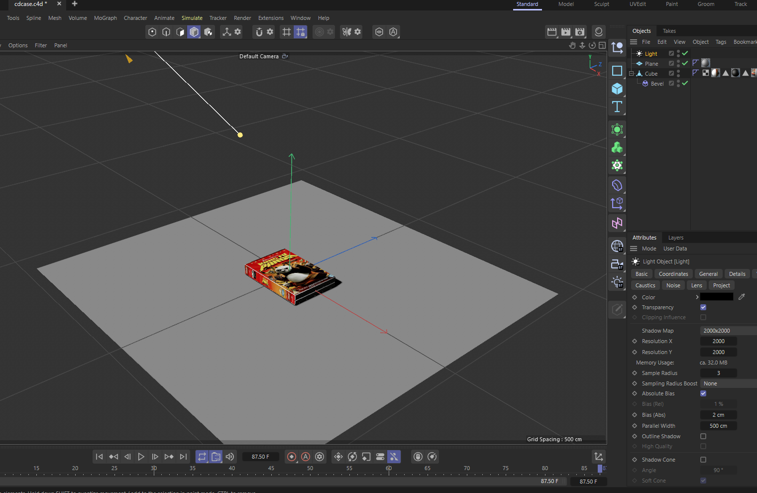 adding lighting to box