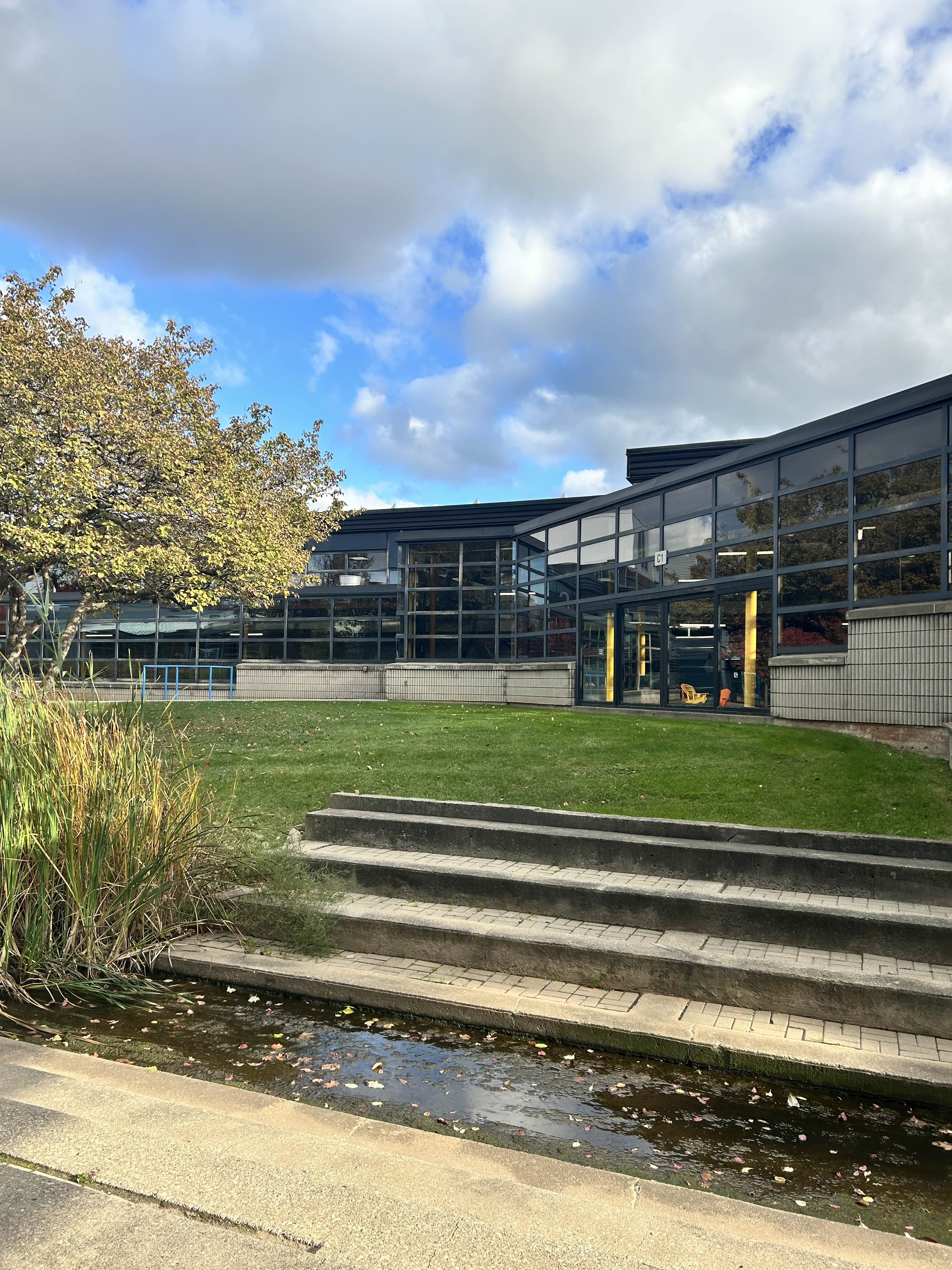 Building with a lot of windows