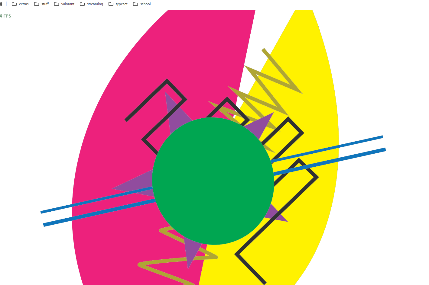 I tried to fix them being stacked together but didn't understand why it was happening